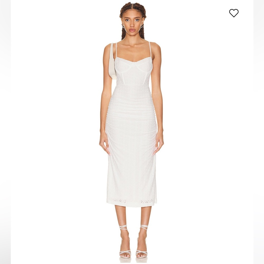 jonathan simkhai Moira Broderie Anglaise Midi Dress